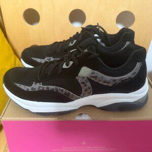 New in Box Women's Ryka Leopard Black Walking Sneaker Shoes Size 9.5 M